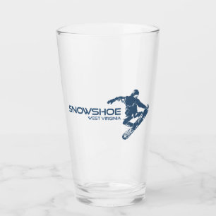 Snowshoe Mountain West Virginia Snowboarder Glass