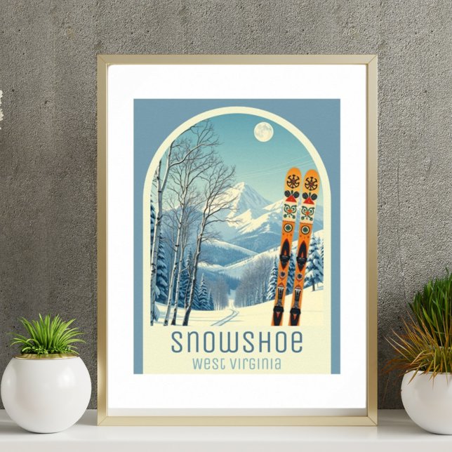 Snowshoe West Virginia ski resort Poster (Creator Uploaded)