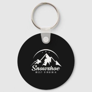 Snowshoe West Virginia Ski Resort Skiing Snowboard Keychain
