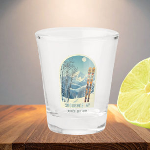Snowshoe West Virginia USA vacation ski shotglass Shot Glass