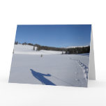 Snowshoeing in Yellowstone National Park Card