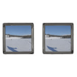 Snowshoeing in Yellowstone National Park Cufflinks