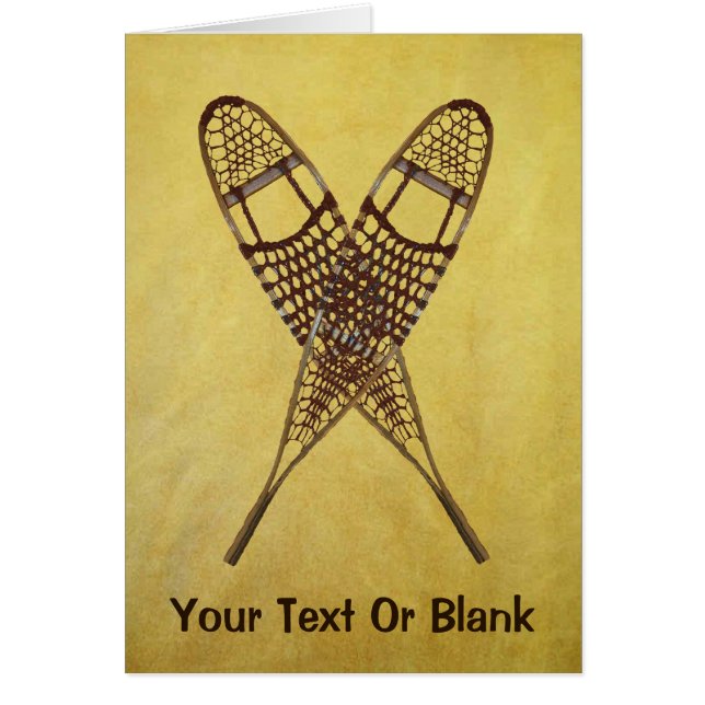 Snowshoes Cards (Front)