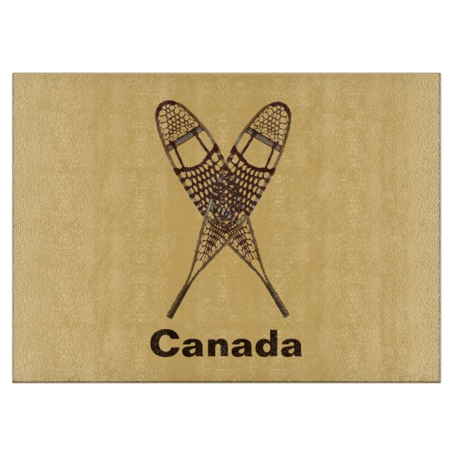 Snowshoes Cutting Board (Front)