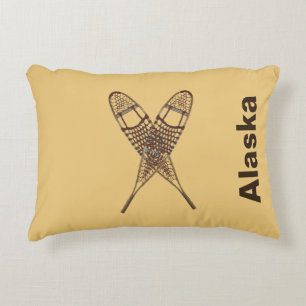 Snowshoes Decorative Pillow