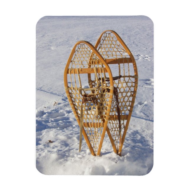 Snowshoes in the Snow Magnet (Vertical)