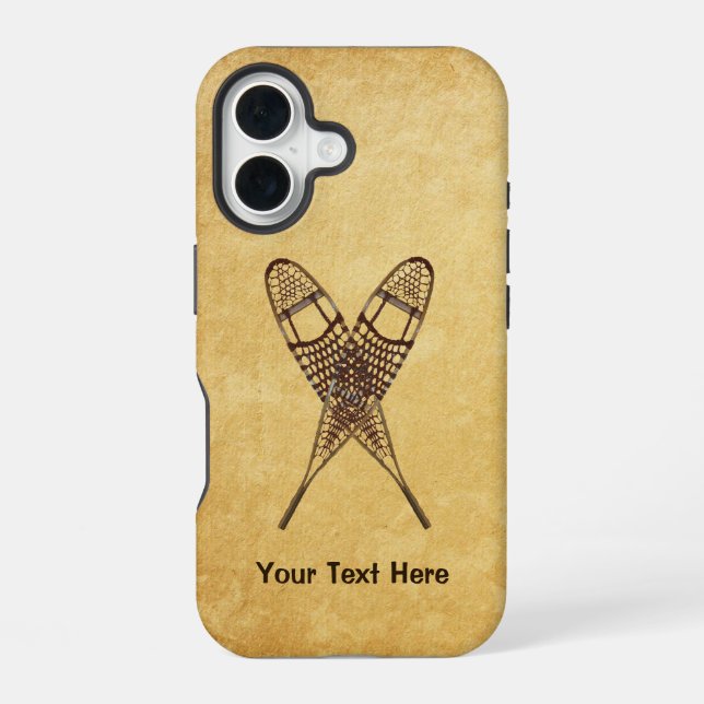 Snowshoes Iphone Case (Back)
