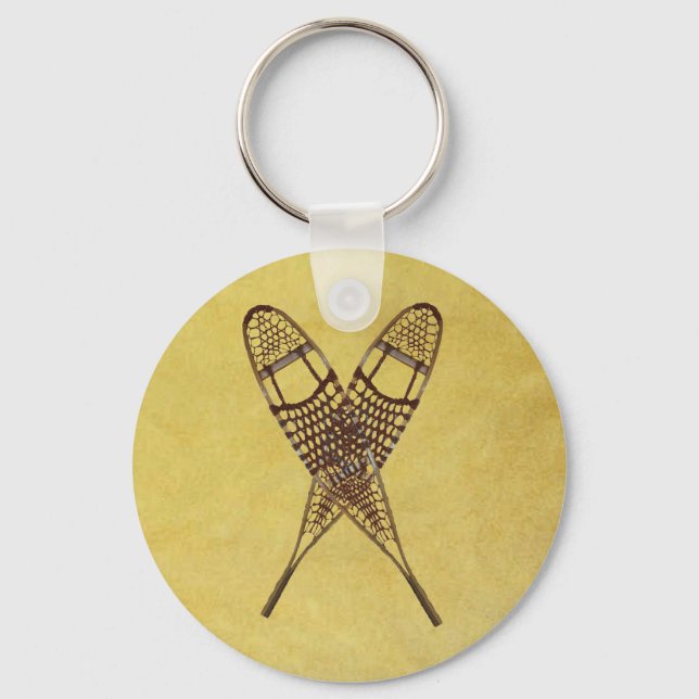 Snowshoes Keychain (Front)