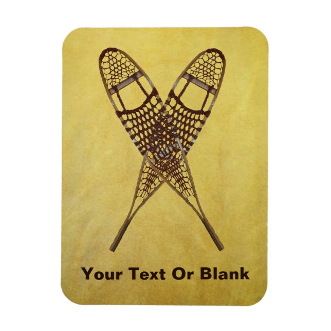 Snowshoes Magnet (Vertical)