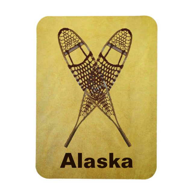 Snowshoes Magnet (Vertical)