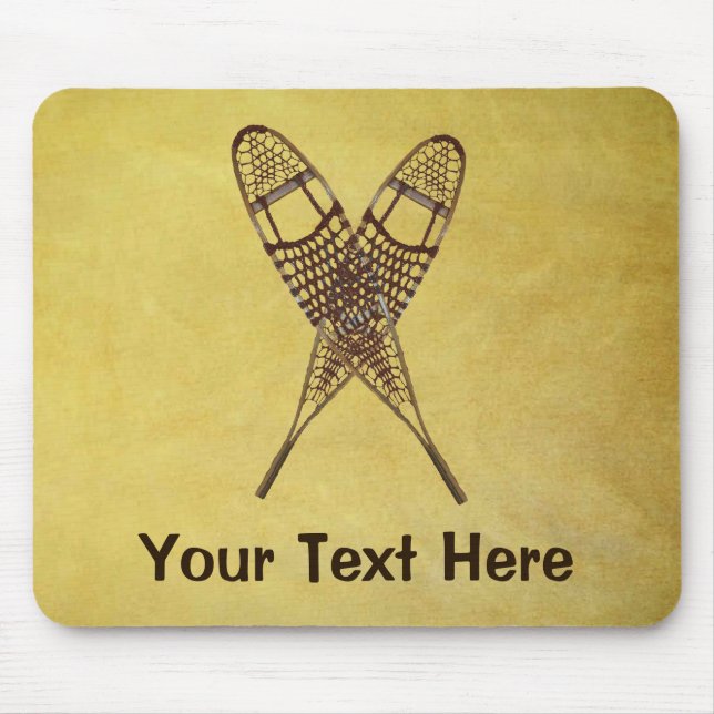 Snowshoes Mouse Pad (Front)