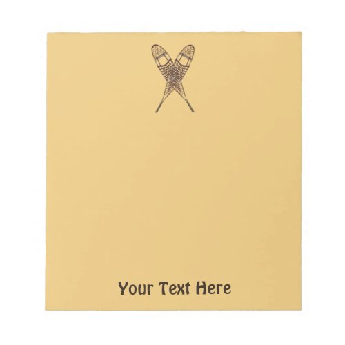 Snowshoes Notepad