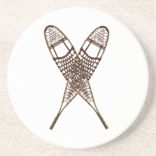 Snowshoes Sandstone Coaster