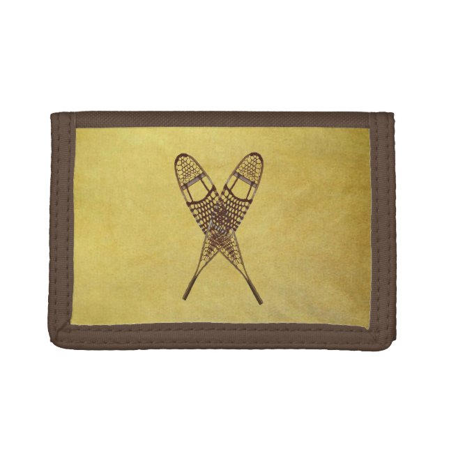 Snowshoes Tri-fold Wallet (Front)