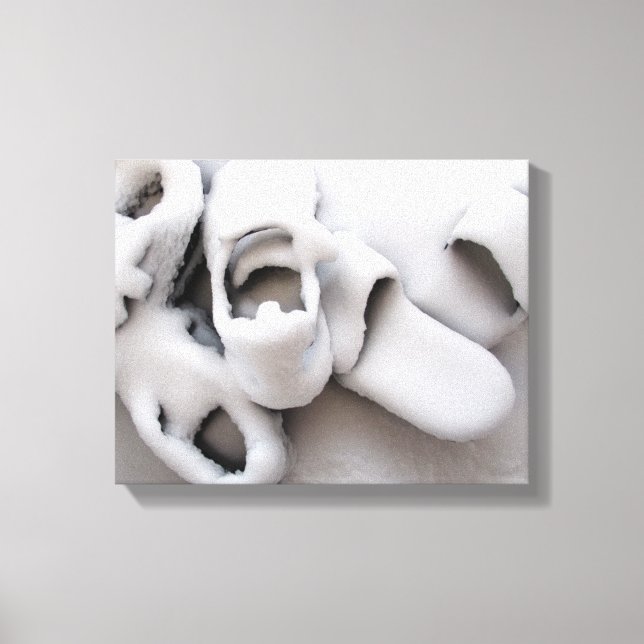 Snowstorm, Boston, 11x14 Canvas Print (Front)