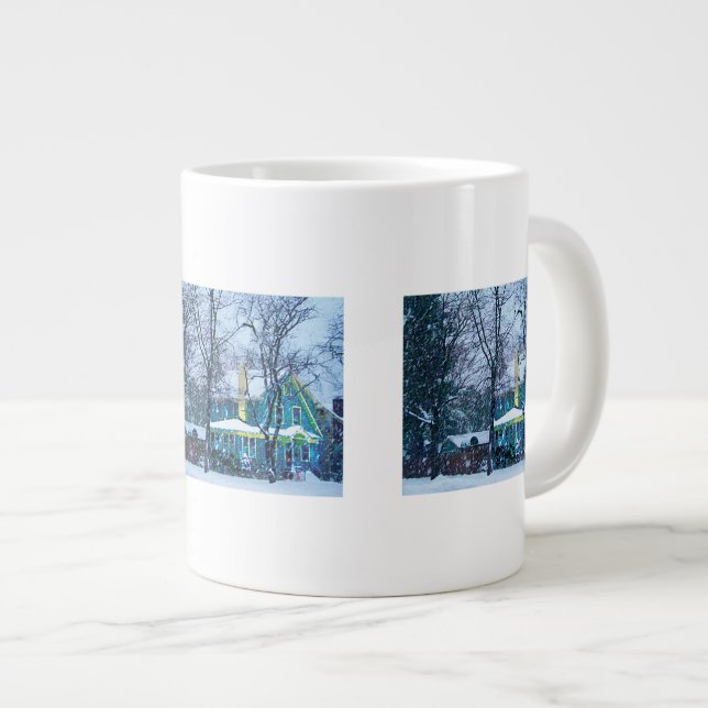 Snowstorm Giant Coffee Mug (Front Right)