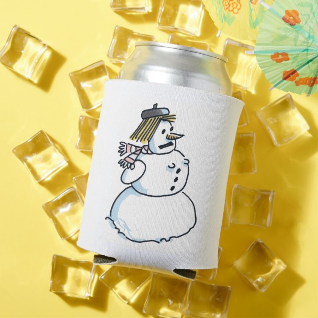 Snowwoman can cooler (In Situ Summer)
