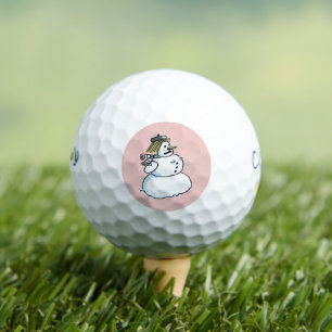 Snowwoman pink Callaway Warbird golf balls 12 pk
