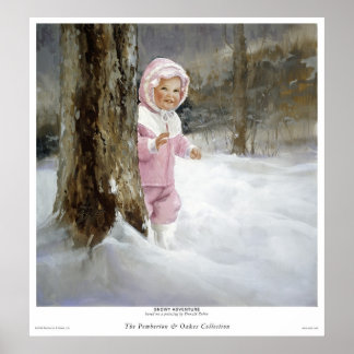 Snowy Adventure Poster