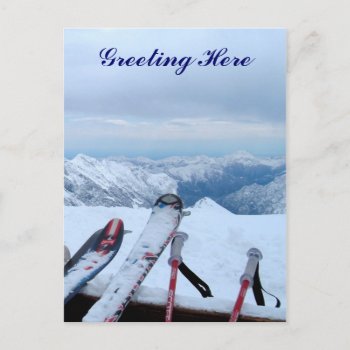 Snowy Alps Post Card by TheCardStore at Zazzle