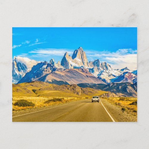 Snowy Andes Mountains El Chalten Argentina Postcard