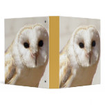 Snowy Barn Owl Binder