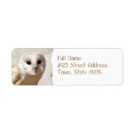 Snowy Barn Owl Mailing Labels