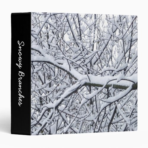 Snowy Branches 15in Binder