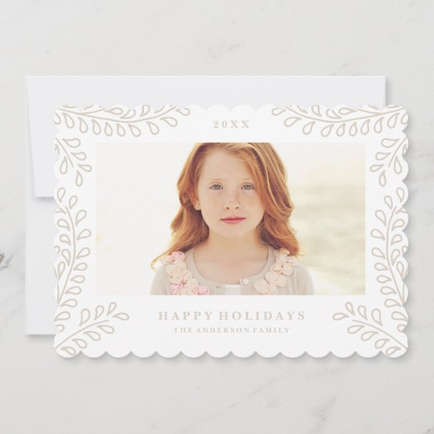 Snowy Branches Collection Holiday Invitation