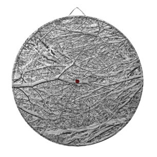 Snowy Branches Dart Board