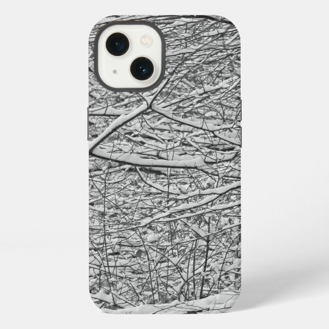 Snowy Branches Iphone Case (Back)