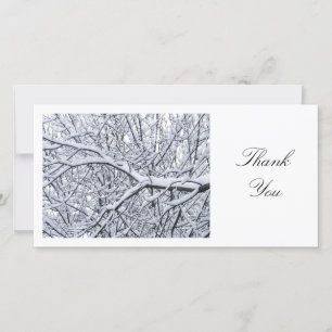 Snowy Branches - Thank You Card