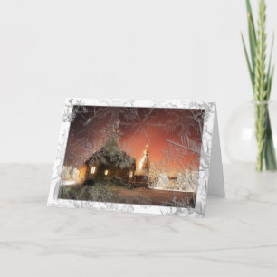 Snowy Christmas Holiday Card