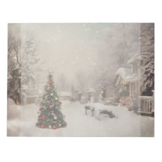 Snowy Christmas Morning Notepad