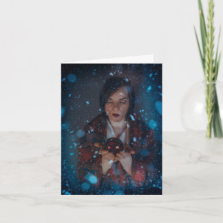 Snowy Christmas Photoshop Art Holiday Card