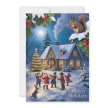 Snowy Christmas Winter Village
