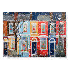 Snowy Christmas Winter Whimsy Houses