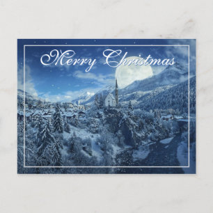 Snowy Church Scene Christmas Cards