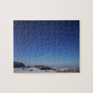 Snowy cold winter landscape 9 jigsaw puzzle