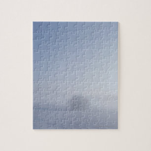 Snowy cold winter landscape jigsaw puzzle
