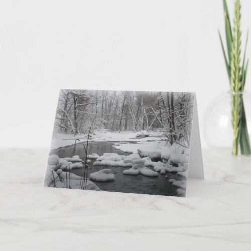 Snowy Creek in Big Willow notecards