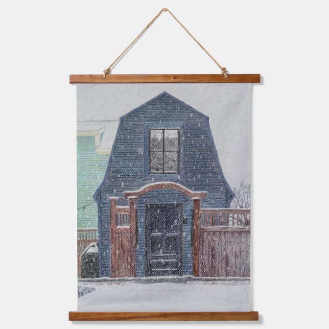 Snowy Day Hanging Tapestry (Front)