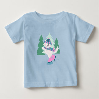 Snowy Day Kitty Baby T-Shirt