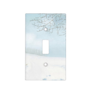 Snowy Day Light Switch Cover