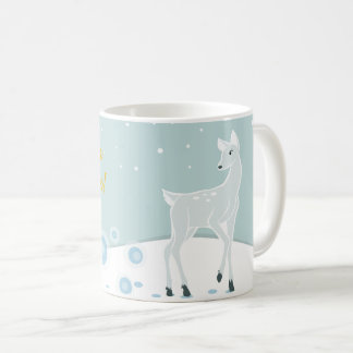Snowy Deer Coffee Mug