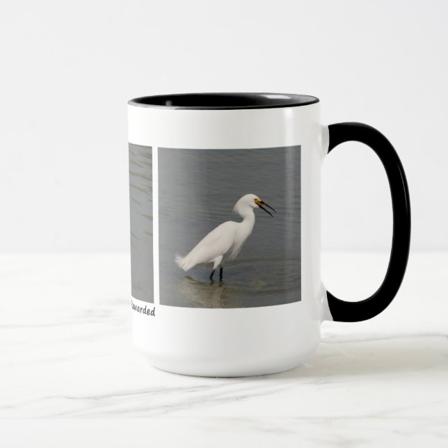 Snowy Egret Mug (Right)