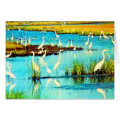 snowy egrets (Front Horizontal)