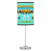 snowy egrets table lamp (Back)