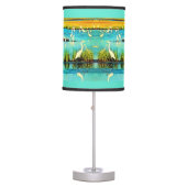 snowy egrets table lamp (Front)
