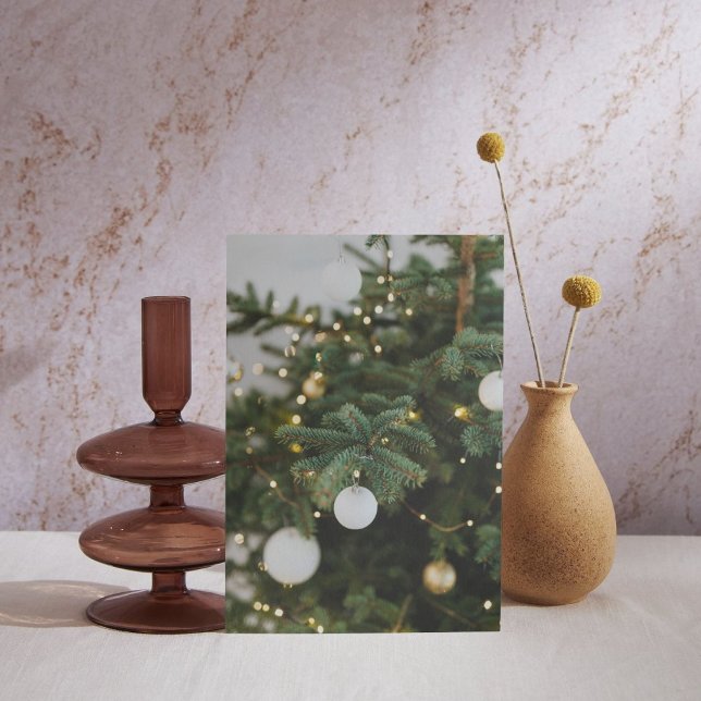 Snowy Elegance: Christmas Tree Postcard (Creator Uploaded)